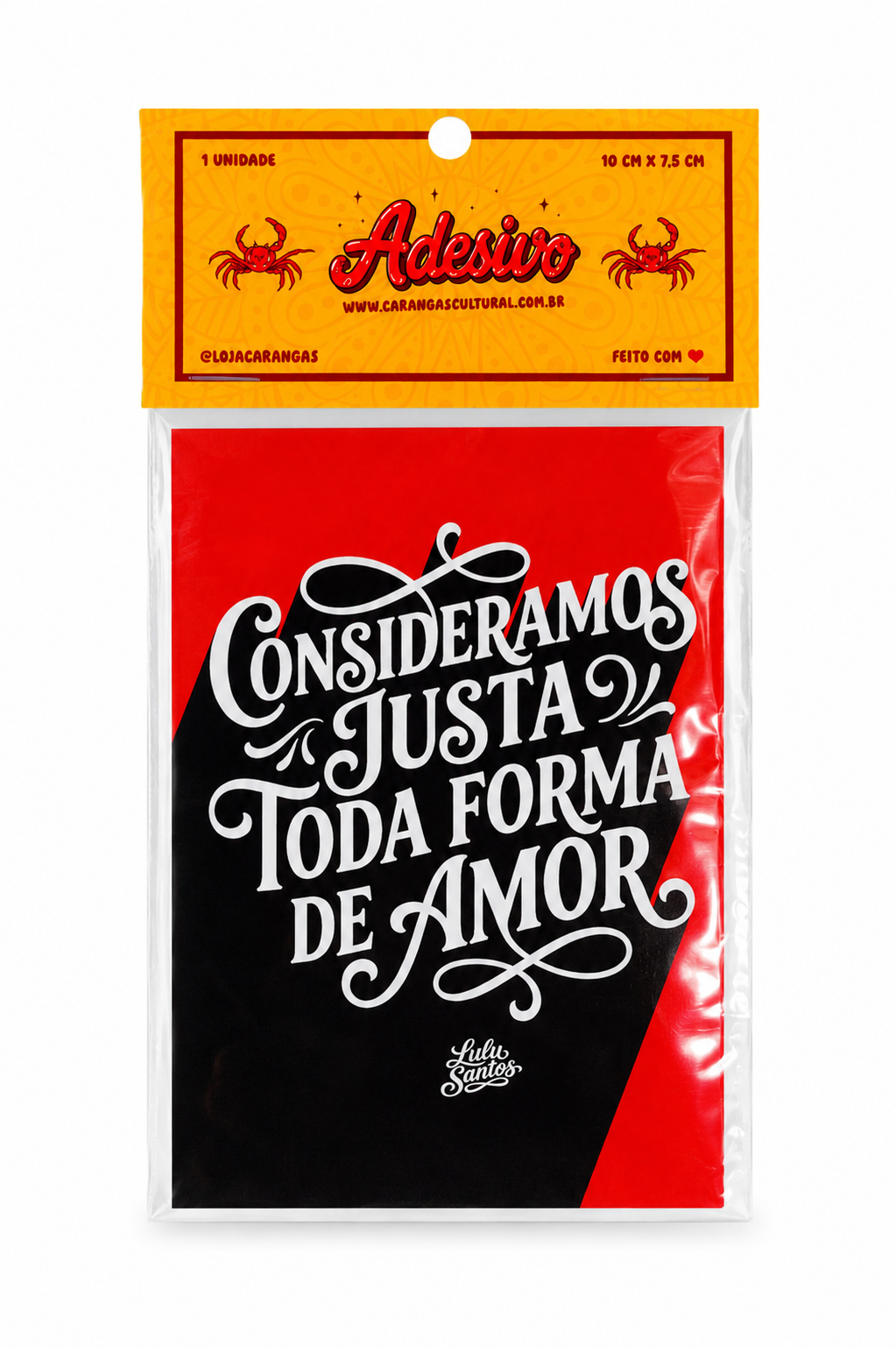 Adesivo Toda Forma de Amor